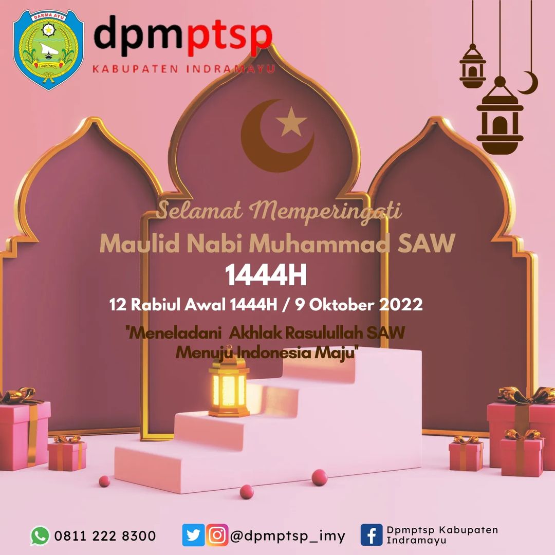 Selamat Memperingati Maulid Nabi Muhammad SAW 1444H.